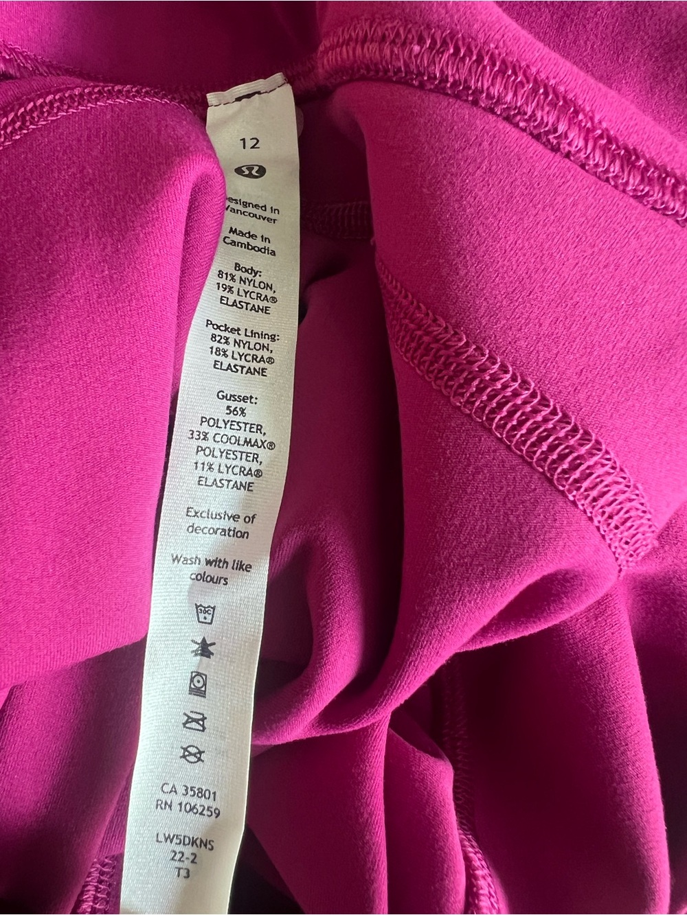 NWT Lululemon Groove Super-High-Rise Flared Pant Nulu Magenta Purple Size 12 - Picture 10 of 12
